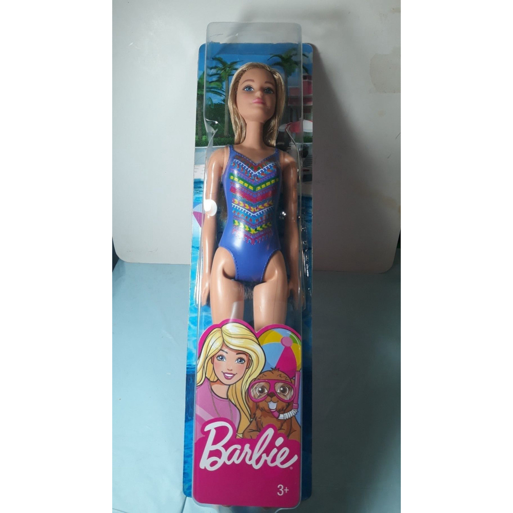 Barbie Beach Water Play Purple Swimsuit 2017 Doll 5344 (×2)